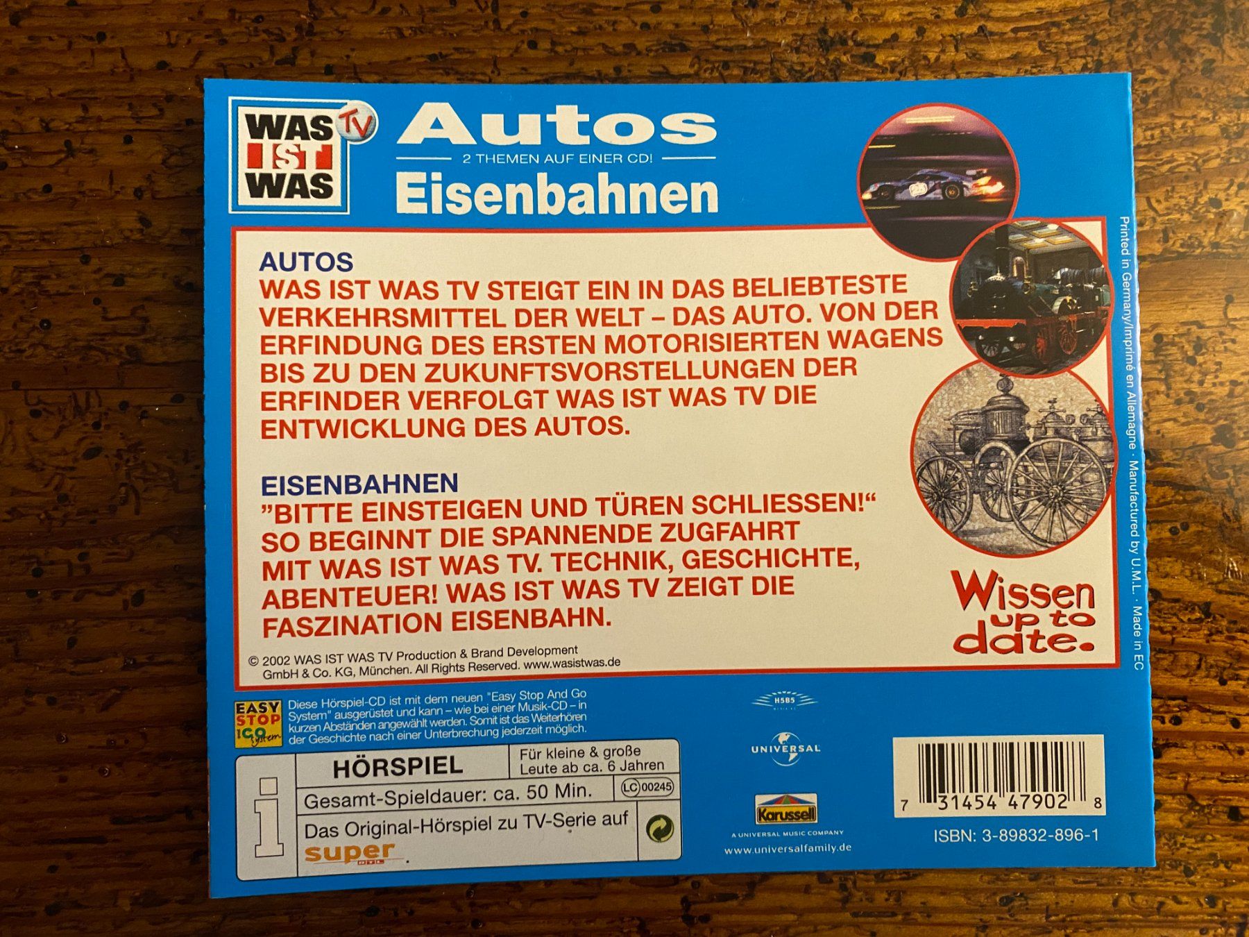 CD & DVD vergini: Was ist was? Autos und Eisenbahnen – Usato da Teufen AR venduto da trueblue84 1
