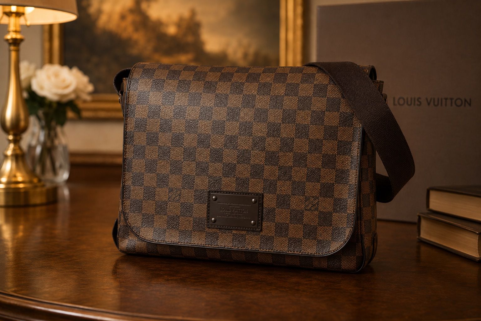 Louis Vuitton Taschen: Louis VUITTON Umhängetasche Modell Brooklyn – Gebraucht aus St. Gallen von Mokki2014 2