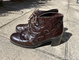 Bottines vintage en cuir T. 38