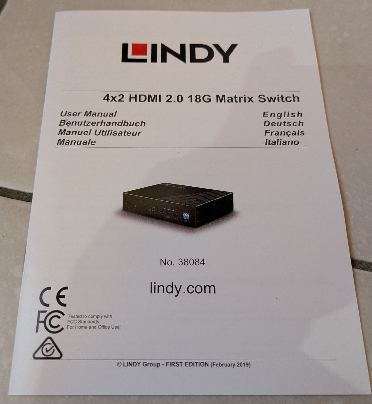 Adapter: 4 x 2 HDMI Switch – Gebraucht aus Wileroltigen von Fam.Mani 1