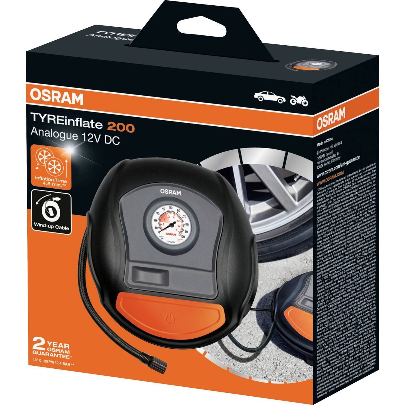 Osram Pompe & Parti di ricambio: Auto Luftpumpe - OSRAM TYREInflate200 - NEU – Nuovo e nell'imballaggio originale da Herisau venduto da Gleis-6