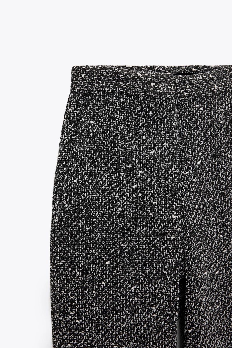 Zara Pantaloni: Zara Black & grey tweed trousers – Nuovo e nell'imballaggio originale da Basel venduto da 1moonstar 1