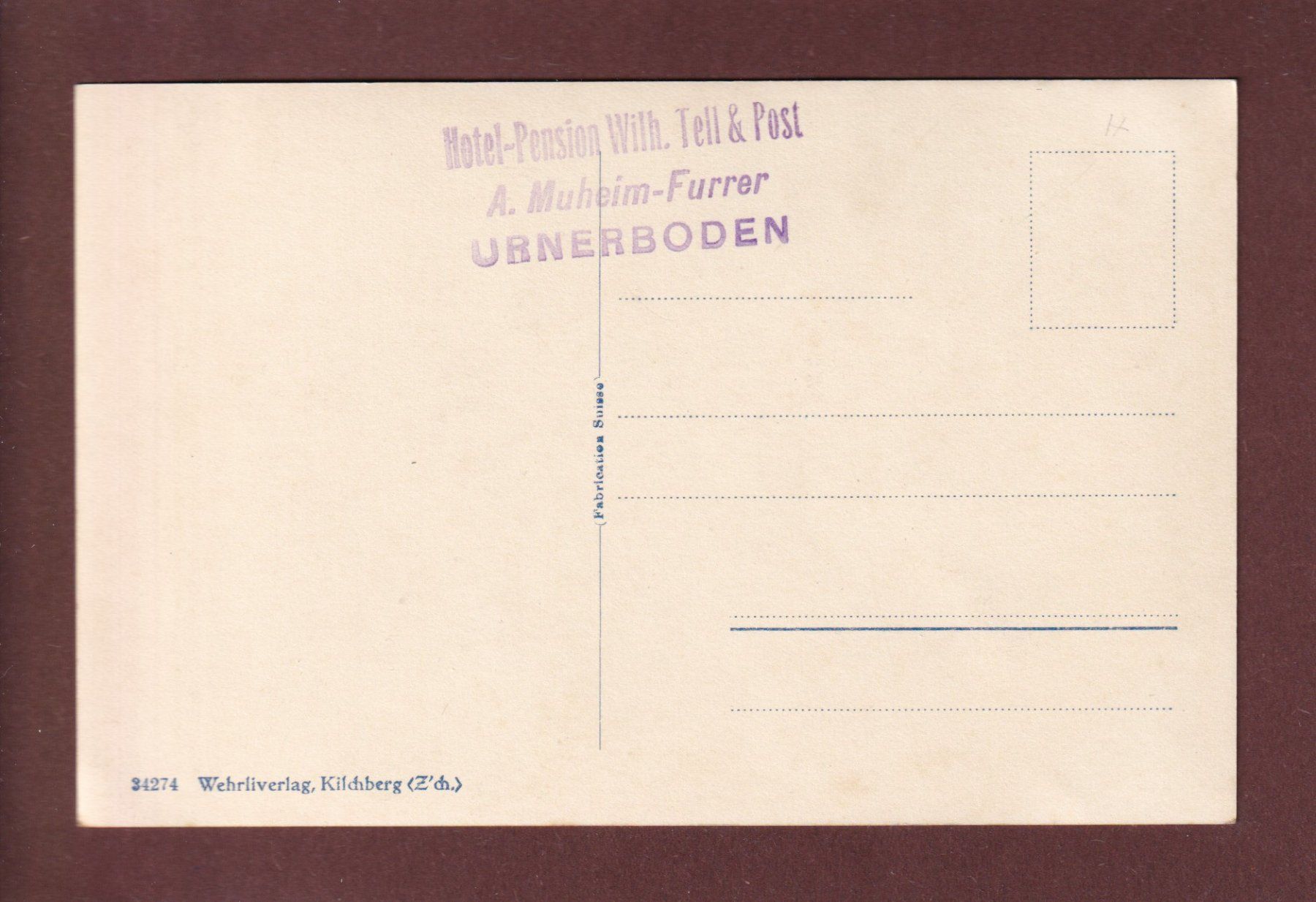 Cartoline postali: Blick vom ORTSTOCK auf Urnerboden – Usato da Pully venduto da nicecards 1