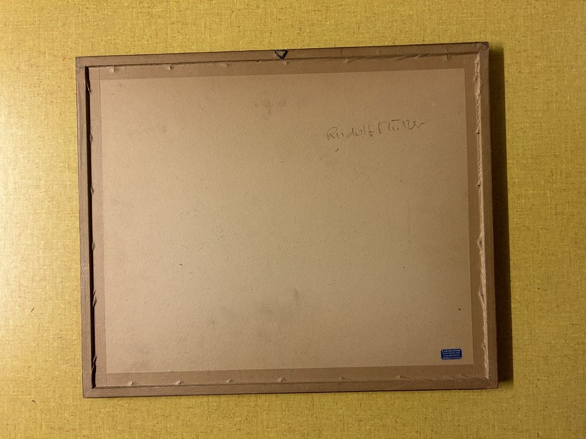 Dipinti: Original Gemälde Landschaft, Monogrammiert Rm-Rudolf Müller – Usato da Lanzenhäusern venduto da vic63 5