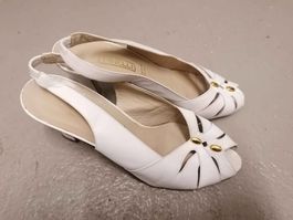 Weisse Schuhe mit Absatz Gr. 38
