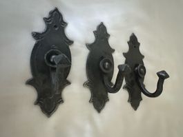 Wandhaken Eisen 3er Set antik Stil Grösse ca. 14cm