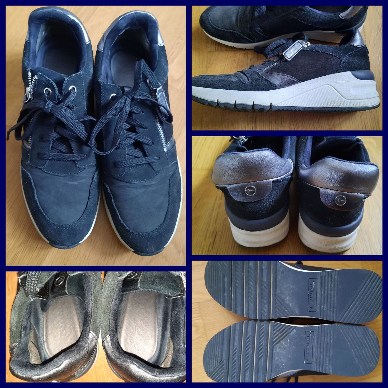 Tamaris Scarpe da donna: ***TAMARIS*** Sneakers blau Gr 44 – Usato da Wädenswil venduto da H2H_Secondhandshop