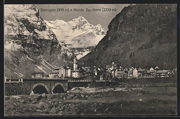 Cartes postales: AK Sonogno, Panorama e Monte Zucchero – D'occasion à Berlin par bartko-reher
