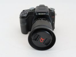 Sony Alpha 100 DSLR mit 18-70mm Objektiv ungetestet
