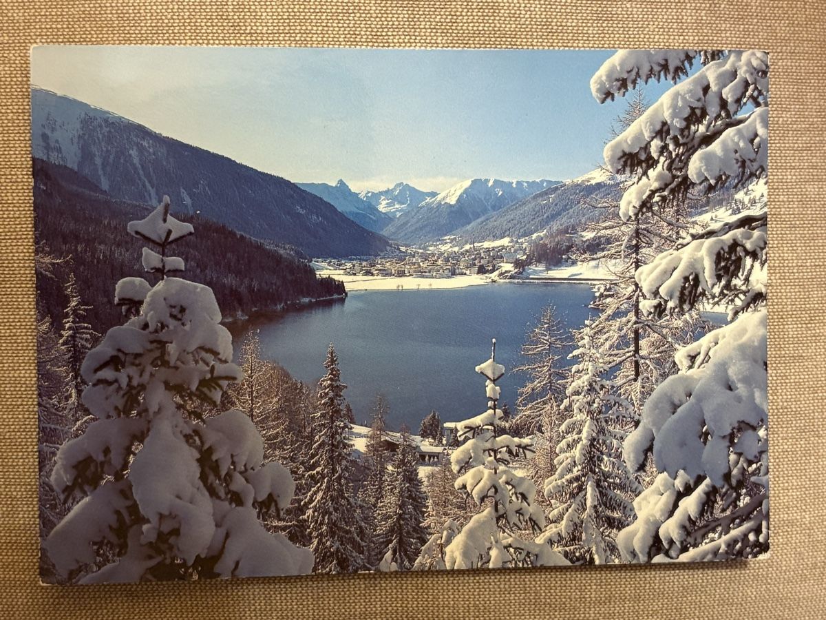 Ansichtskarten: AK von Davos – Gebraucht aus Rümlang von Kartenpost1