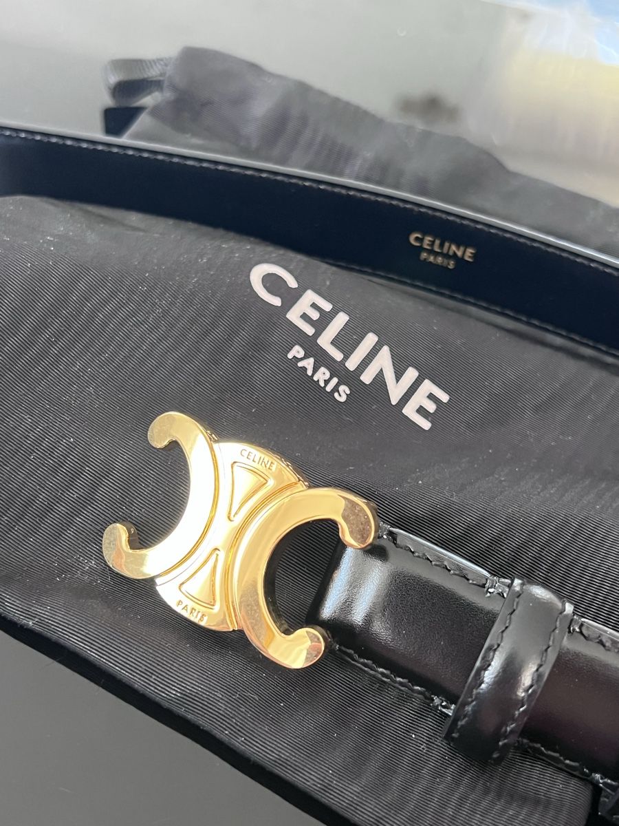 Cinture: Celine Gürtel Triomphe – Nuovo e nell'imballaggio originale da Wattwil venduto da BL0NDA 1