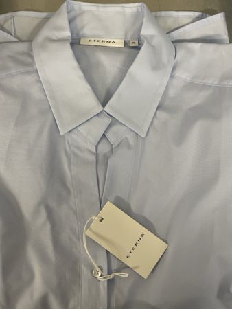 Herrenhemd Business Hemd gr 46 hellblau 