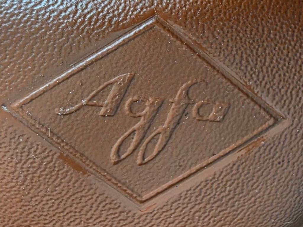 Agfa Fotocamera: Agfa Clack Rollfilmkamera mit Original-Ledertasche – Usato da Flums venduto da Flumsantik 3