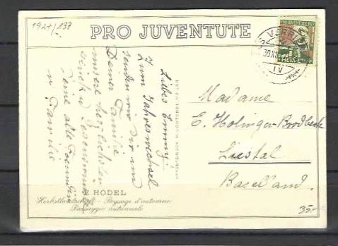 Cartoline: 1 Karte Pro Juventute – Nuovo (secondo la descrizione) da Koblenz venduto da Markenhimmel