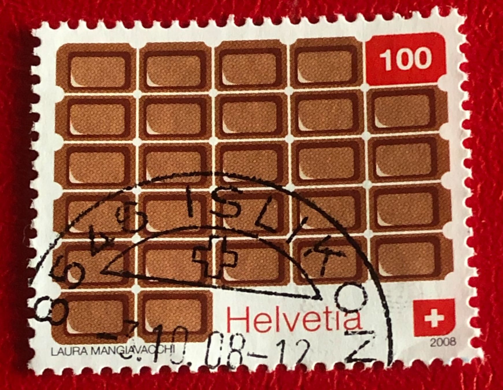 Tutti i francobolli: Nr.1285 Schokolade VOLLGESTEMPELT   – Usato da Aarau venduto da Billa007