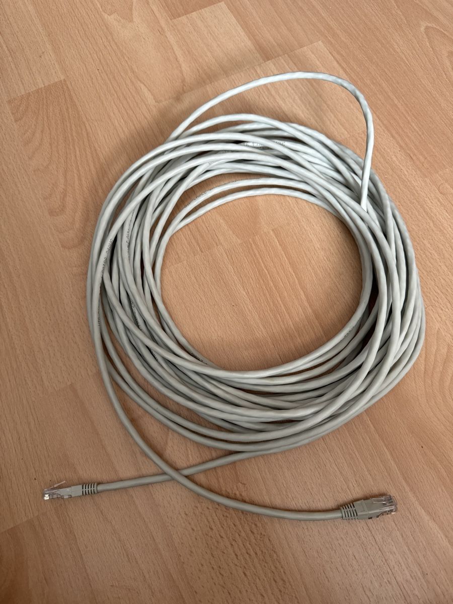 Kabel: LAN Kabel 15m - Internetkabel - hellgrau – Gebraucht aus Dübendorf von Sportsfreund2022