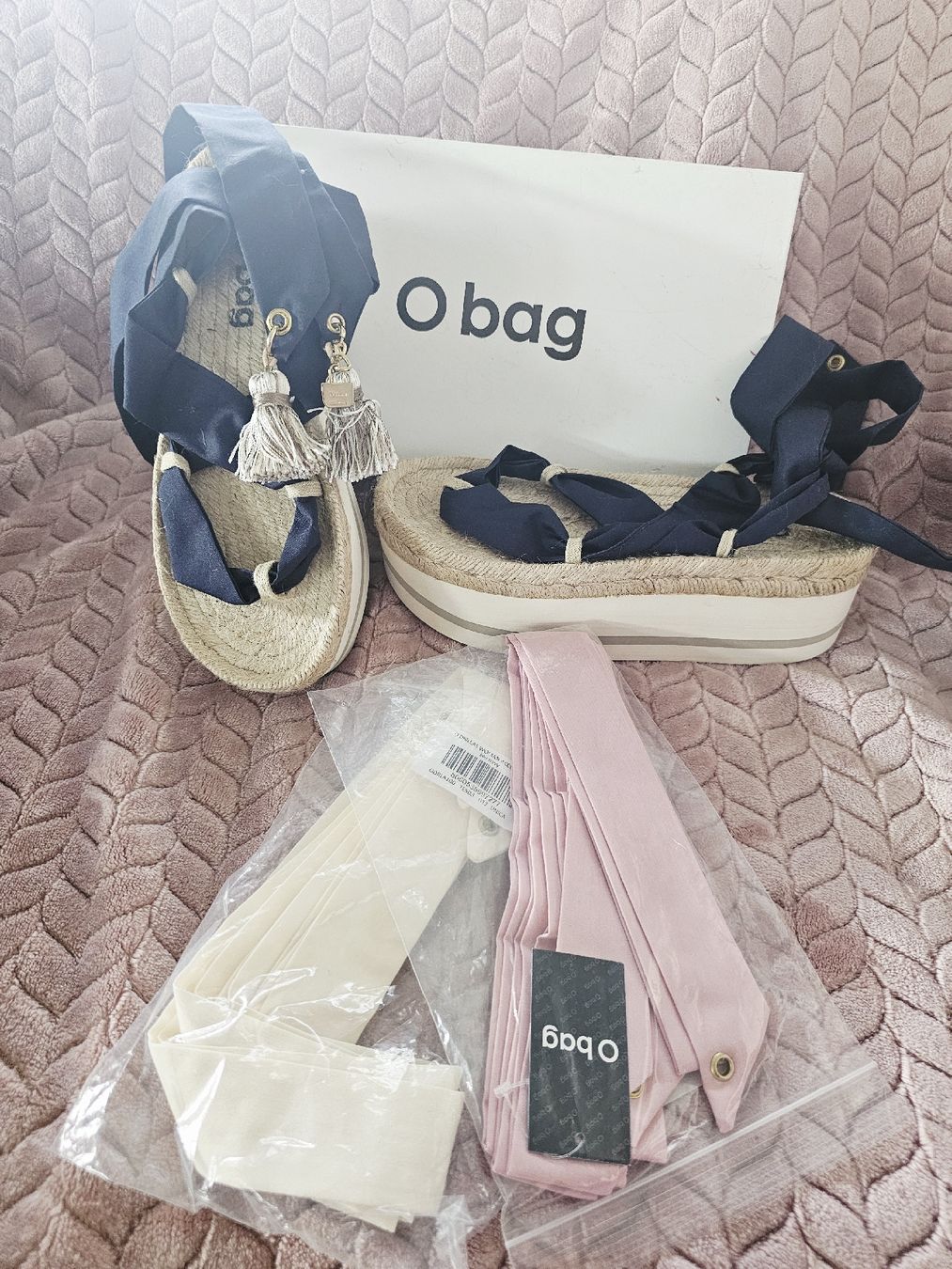 Obag Scarpe da donna: Neue Obag Plateau Sandalen Gr. 37 – Nuovo e nell'imballaggio originale da Lachen SZ venduto da 19pat83