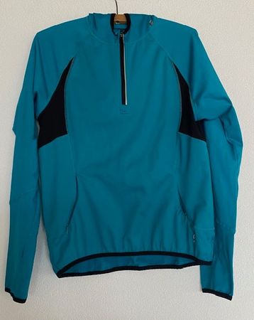 Atmungsaktive Laufjacke mit Kapuze, Grösse 40, Top Zustand