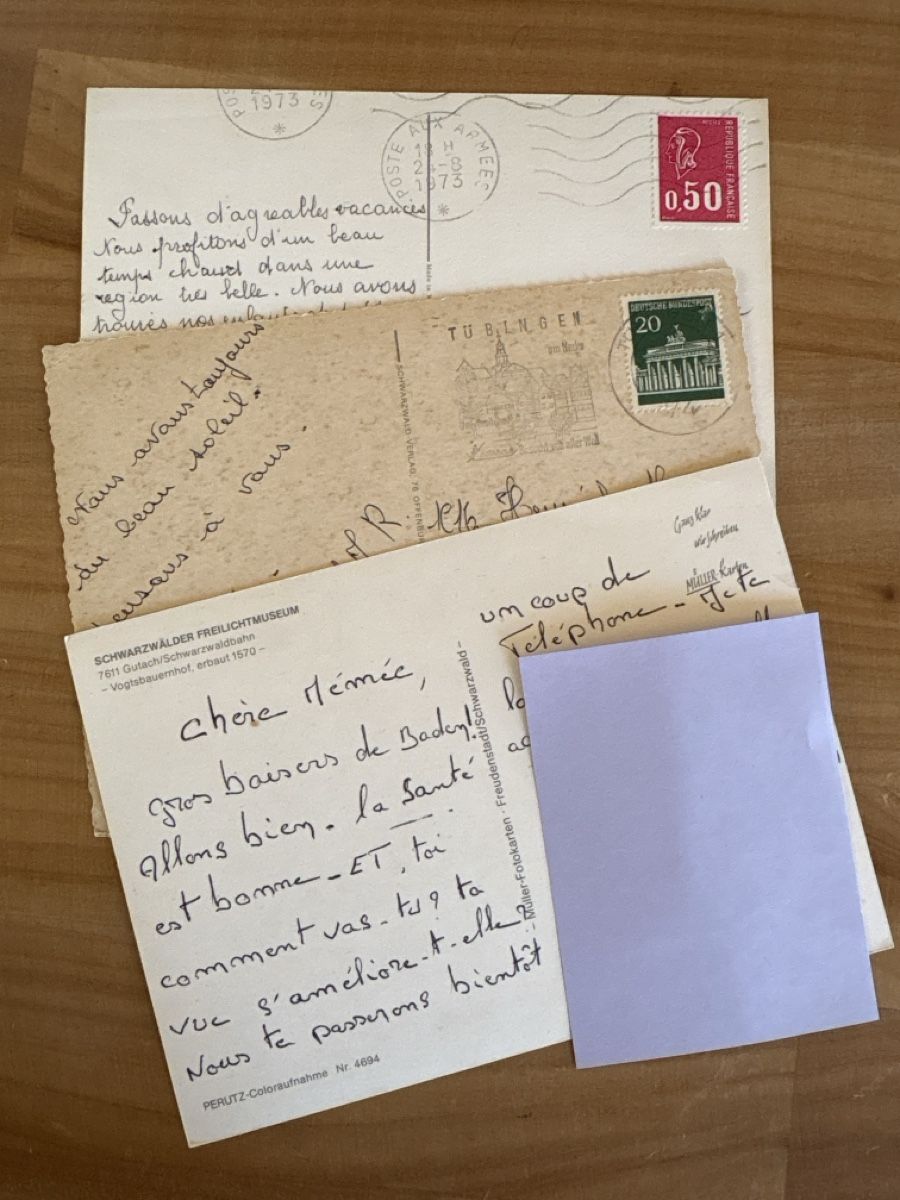 Cartoline postali: AK mit Schwarzwald Tracht – Usato da Rümlang venduto da Brieftaube1 1