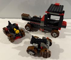Lego Konvolut, drei Fahrzeuge, gut erhalten, Winterspass