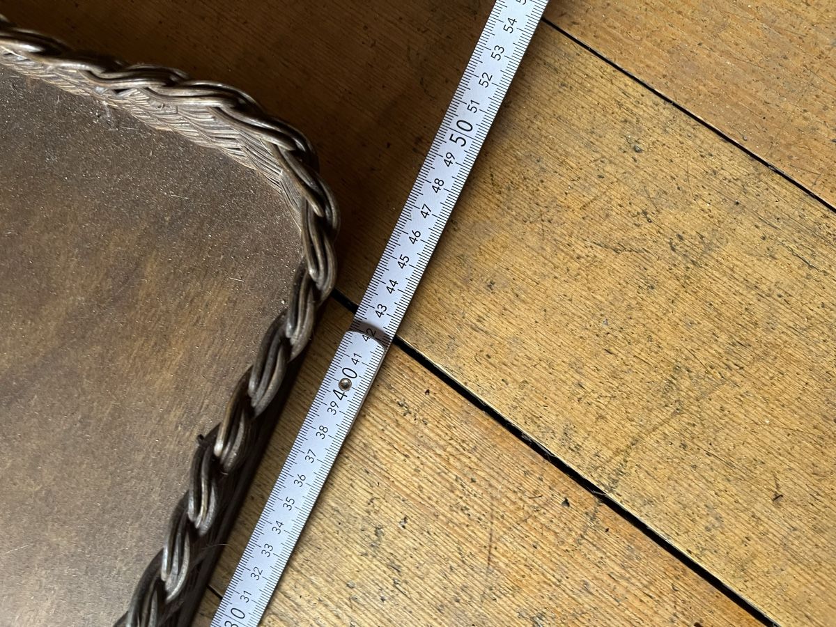 Tablet PC: Wunderschönes Vintage Tablett Rattan – Usato da Escholzmatt venduto da Stern777 2