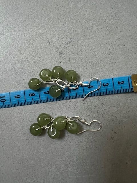 Orecchini pendenti & Orecchini a lobo: Sehr schöne Jade Ohrringe - 925 Silbe – Nuovo (secondo la descrizione) da Neerach venduto da romiping 7