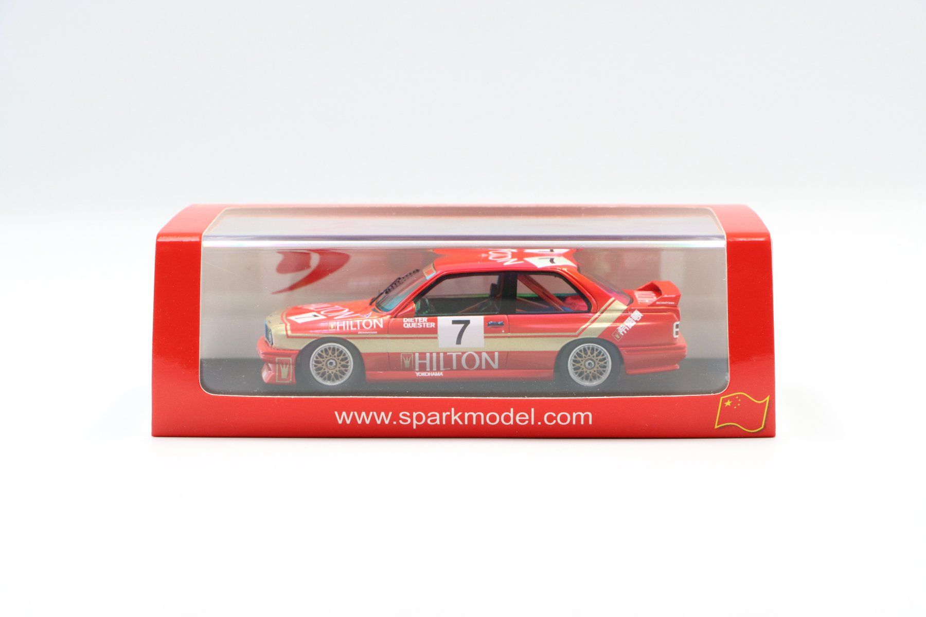 BMW Modellini d'auto: BMW M3 E30 2nd Macau GP 1987 1:43 Spark – Nuovo e nell'imballaggio originale da Bühl b.Aarberg venduto da modelldiecast
