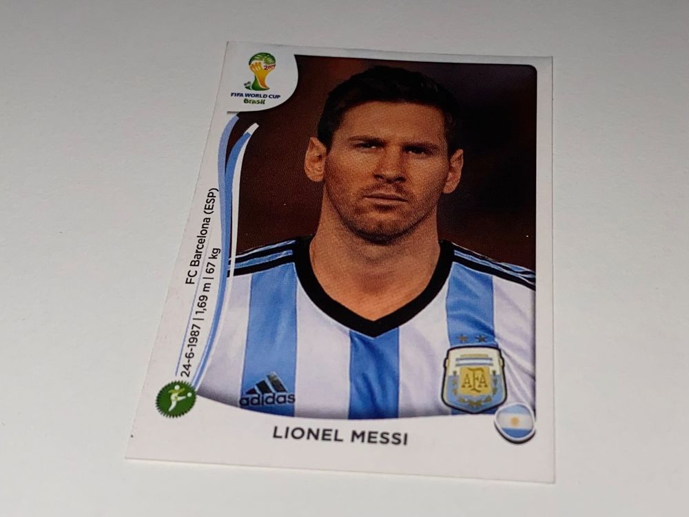 Panini Bild Messi Wm Weisser Rahmen Seltene Version Kaufen Auf Ricardo