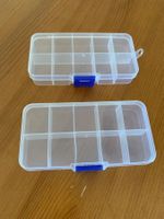 2x Mini Organizer Box zB für Perlen / Bastelartikel