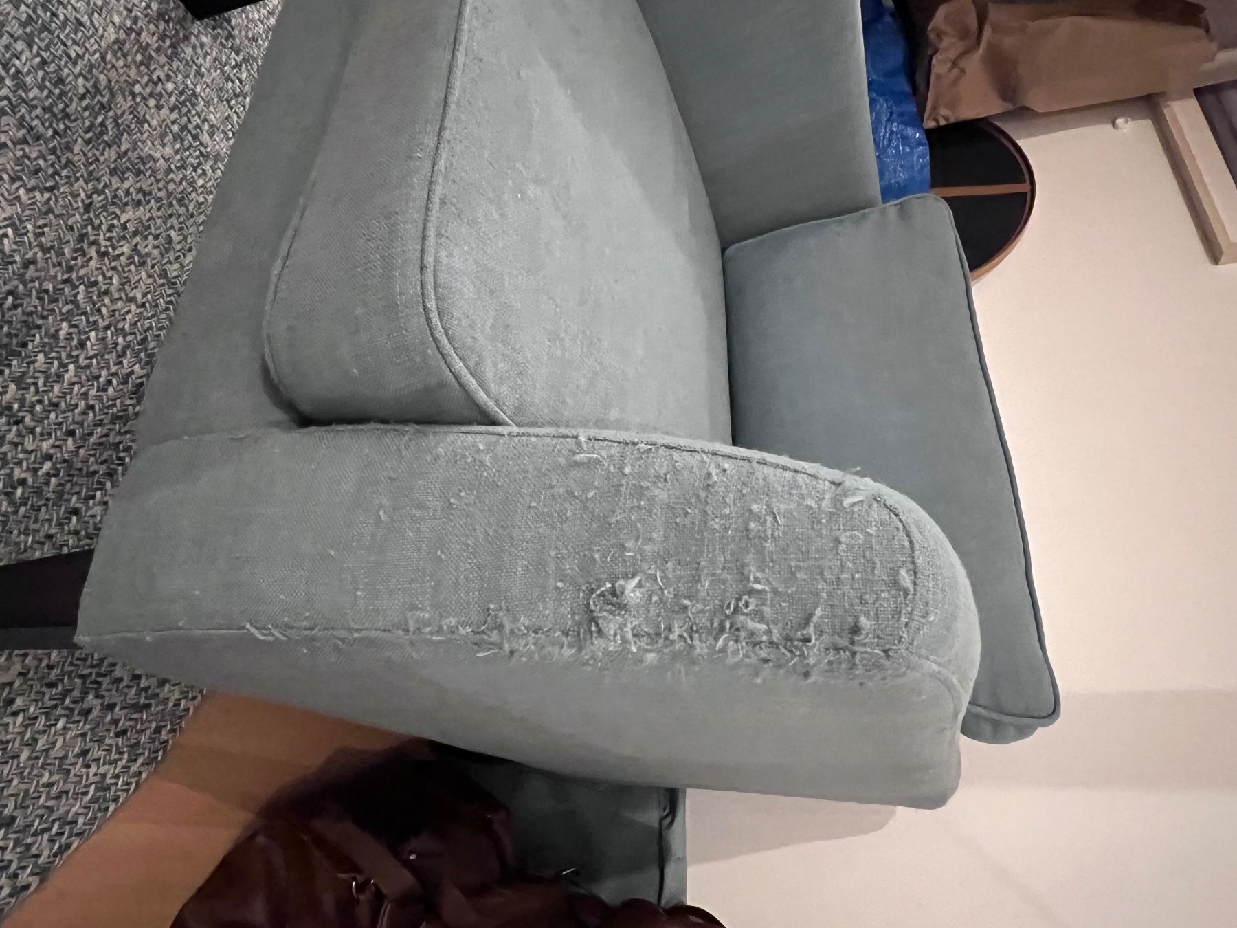 Ikea Sessel: Sessel hellblau guter Zustand mit Gebrauchsspuren – Gebraucht aus Gossau Sg von olles 3