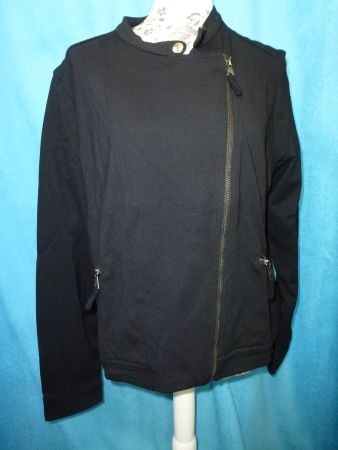 ÜBERGANGS JACKE SCHWARZ GR 46 NEU ETIKETT RV KENNY S