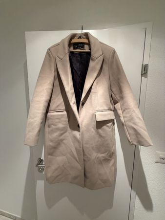 Damen Mantel beige Grösse 42 AMISU Classic Collection