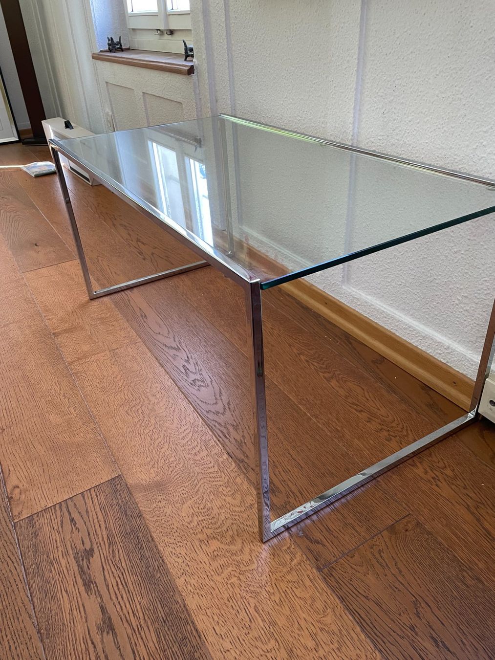 Tables: Glastisch mit Chrom Gestell - stylisch – D'occasion à Zürich par ZHtobi 2
