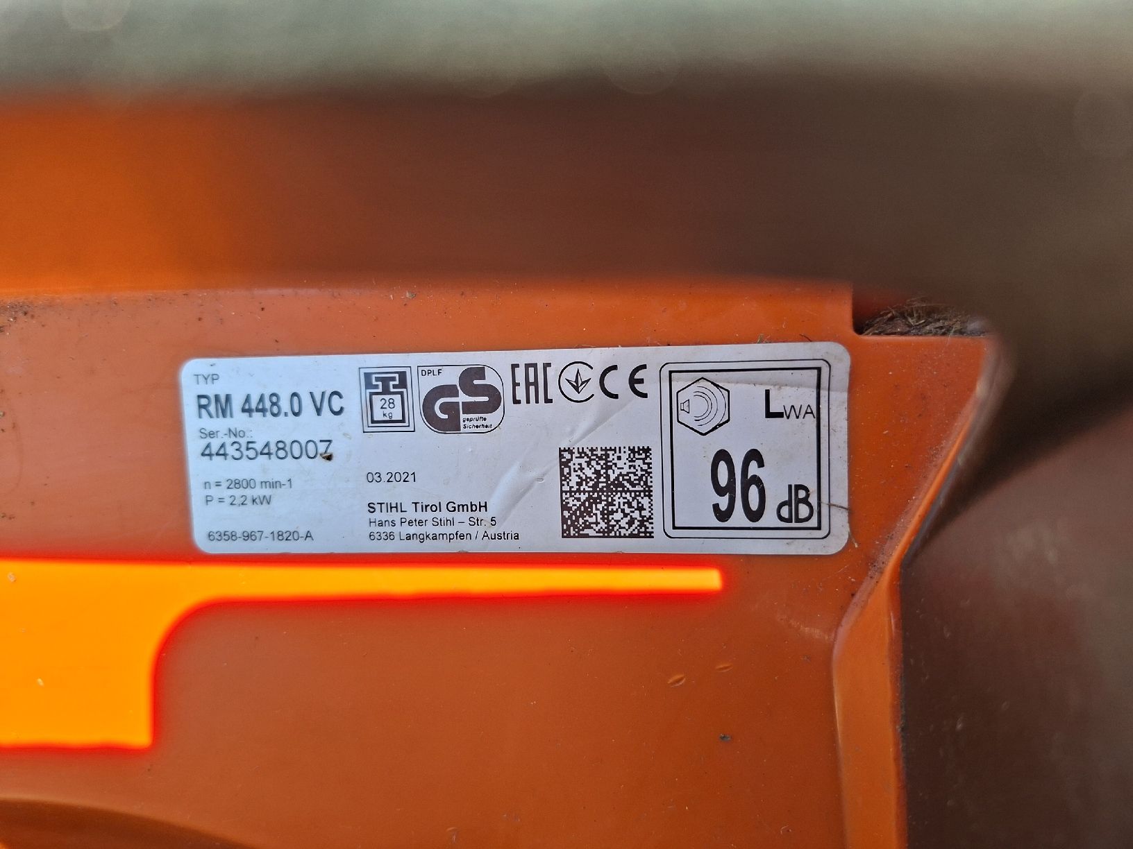 Stihl Rasenmäher: Benzin Rasenmäher STIHL RM 448 VC mit Vario-Antrieb – Gebraucht aus Niederuzwil von Dakitiki 7
