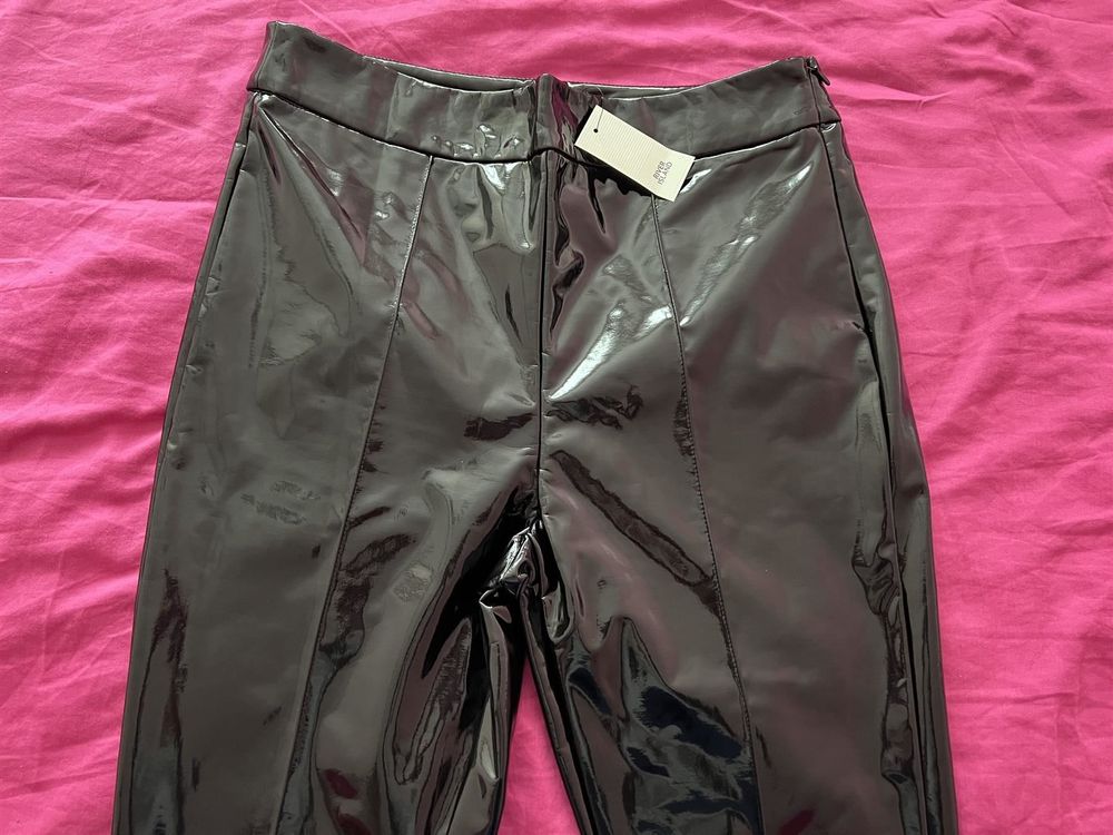 River island store vinyl leggings