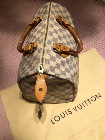 LV Speedy 30 Damier Azur N41533
