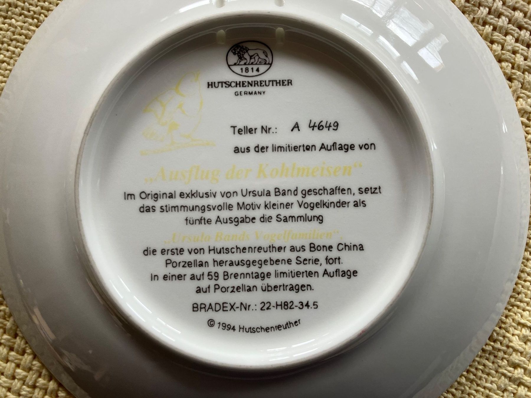 Hutschenreuther Piatti: 6 Teller inkl. Ständer, 1 Teller gross von Hutschenreuther – Usato da Baar venduto da Zugi2 9