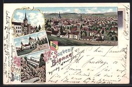 Litho Bienne, Vue generale, Schloss Nida