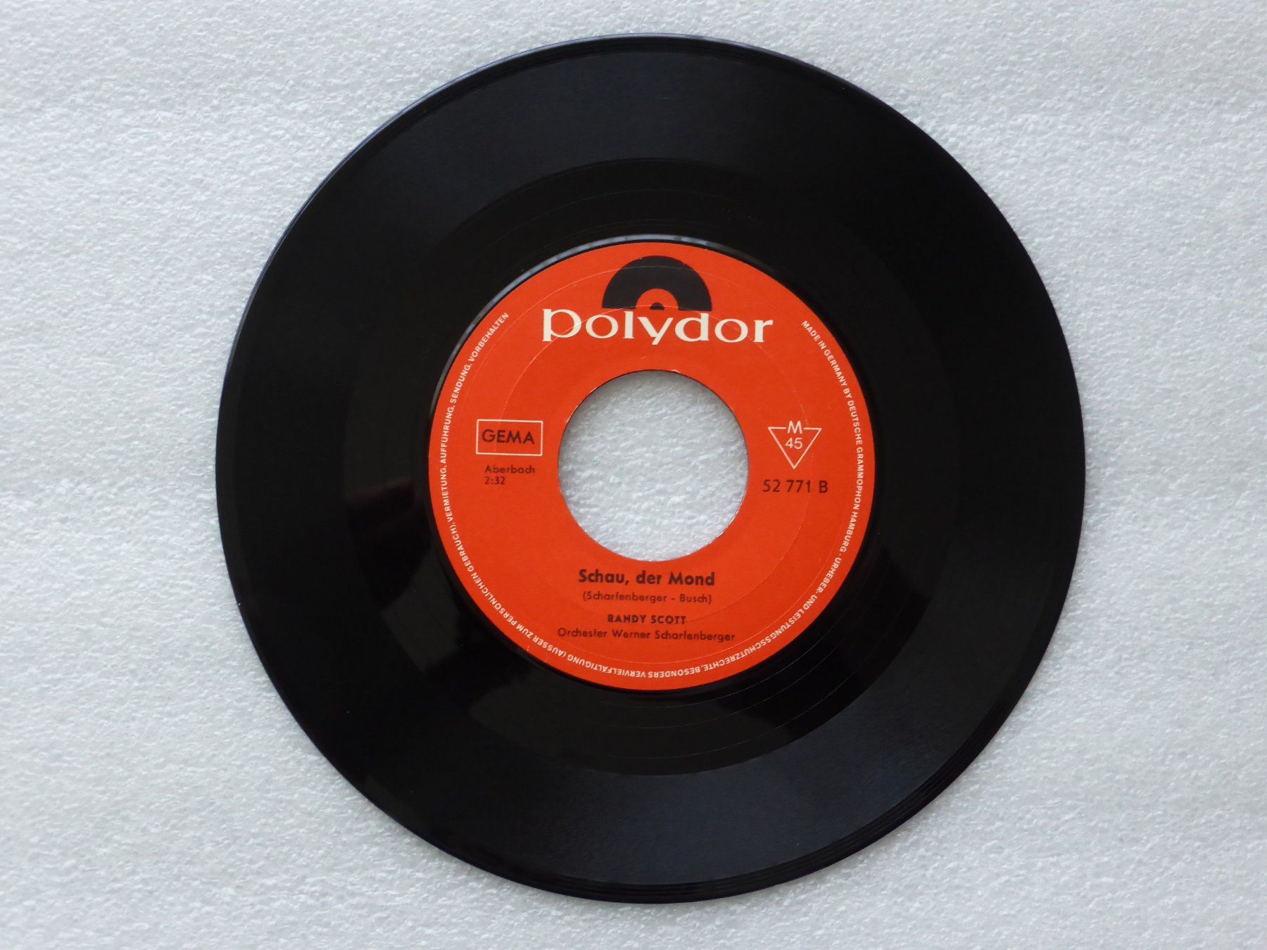 Dischi in vinile: Vinyl Single   RANDY SCOTT – Usato da Küssnacht am Rigi venduto da Mondkinder 2