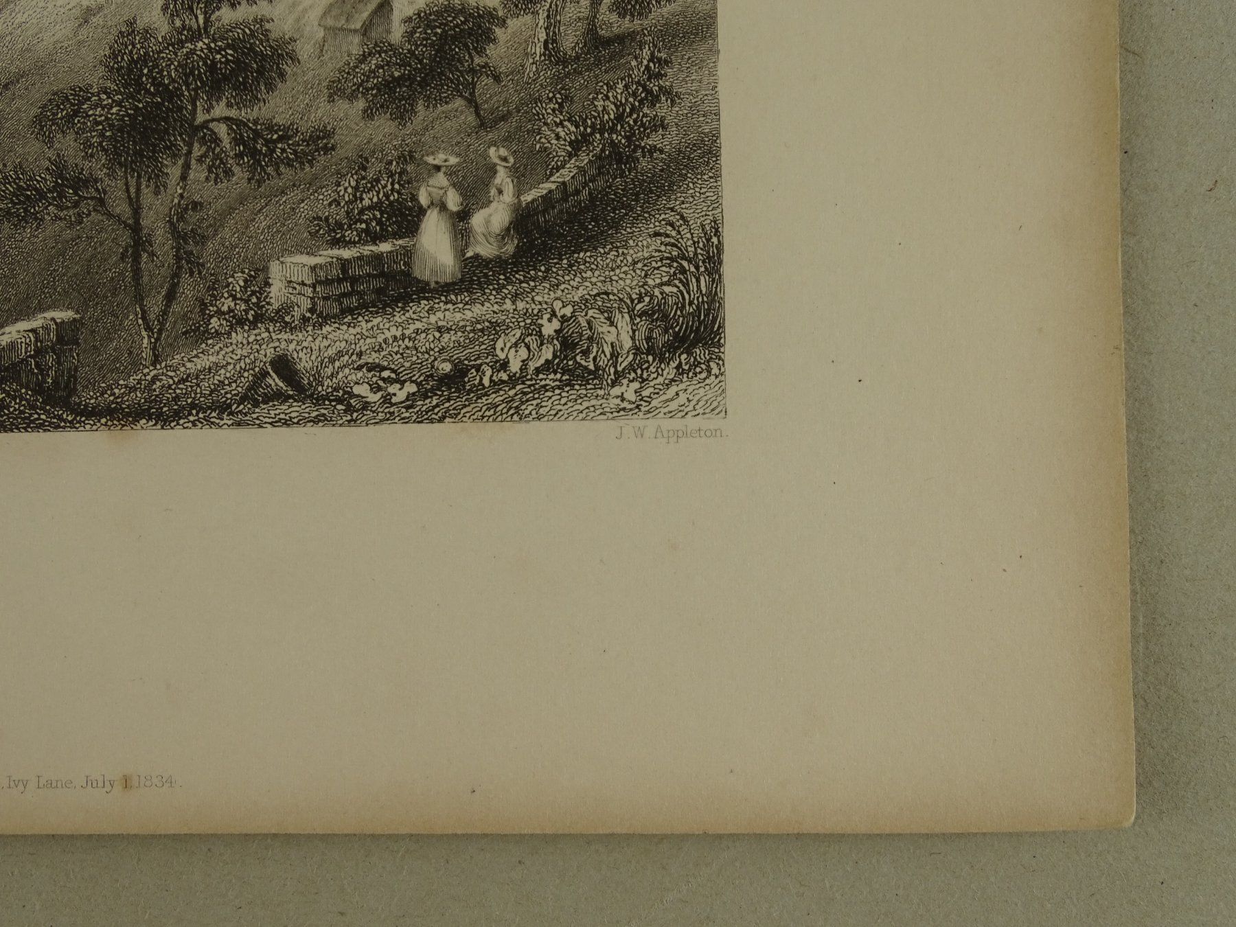 Incisioni: LAUSANNE, STAHLSTICH NACH BARTLETT 1836 – Usato da Grüningen venduto da Kartensammler 5