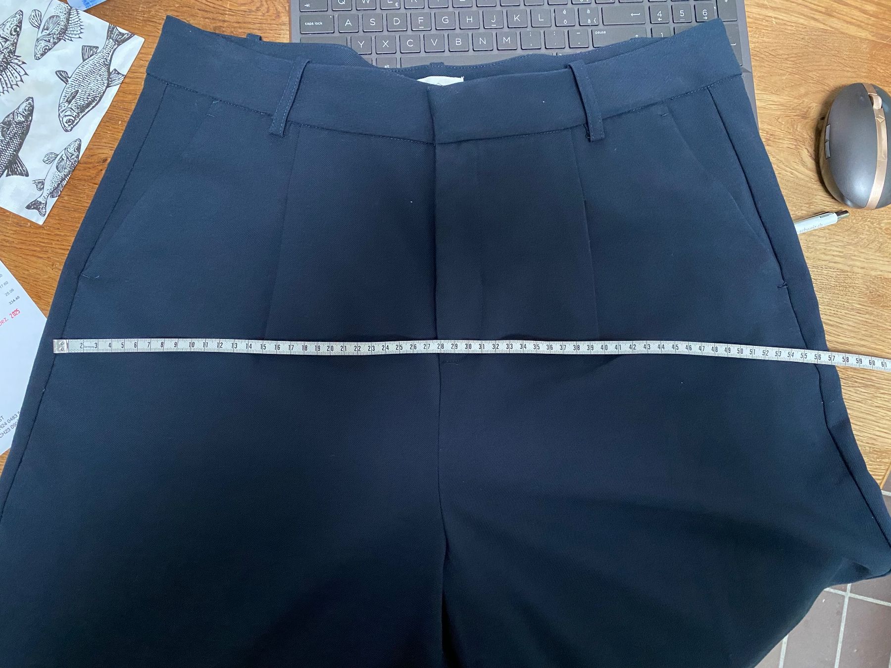 Hosen: Kaffe Hose, Grösse 44, Dunkelblau, Top Zustand – Neu (gemäss Beschreibung) aus Thalwil von Alice015 5