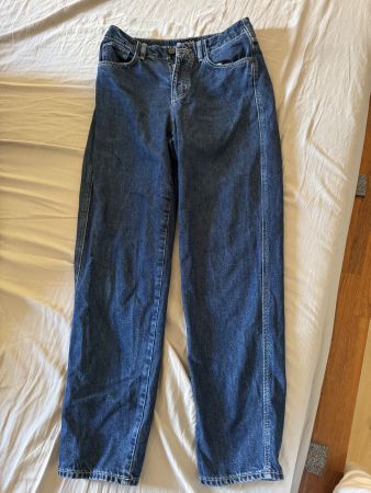 Massimo Dutti Mom Jeans - stylish blue, size 36 - autumn!