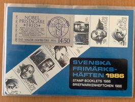 Schweden Suède 1986 - Swedish Stamp Booklets - Complete Set