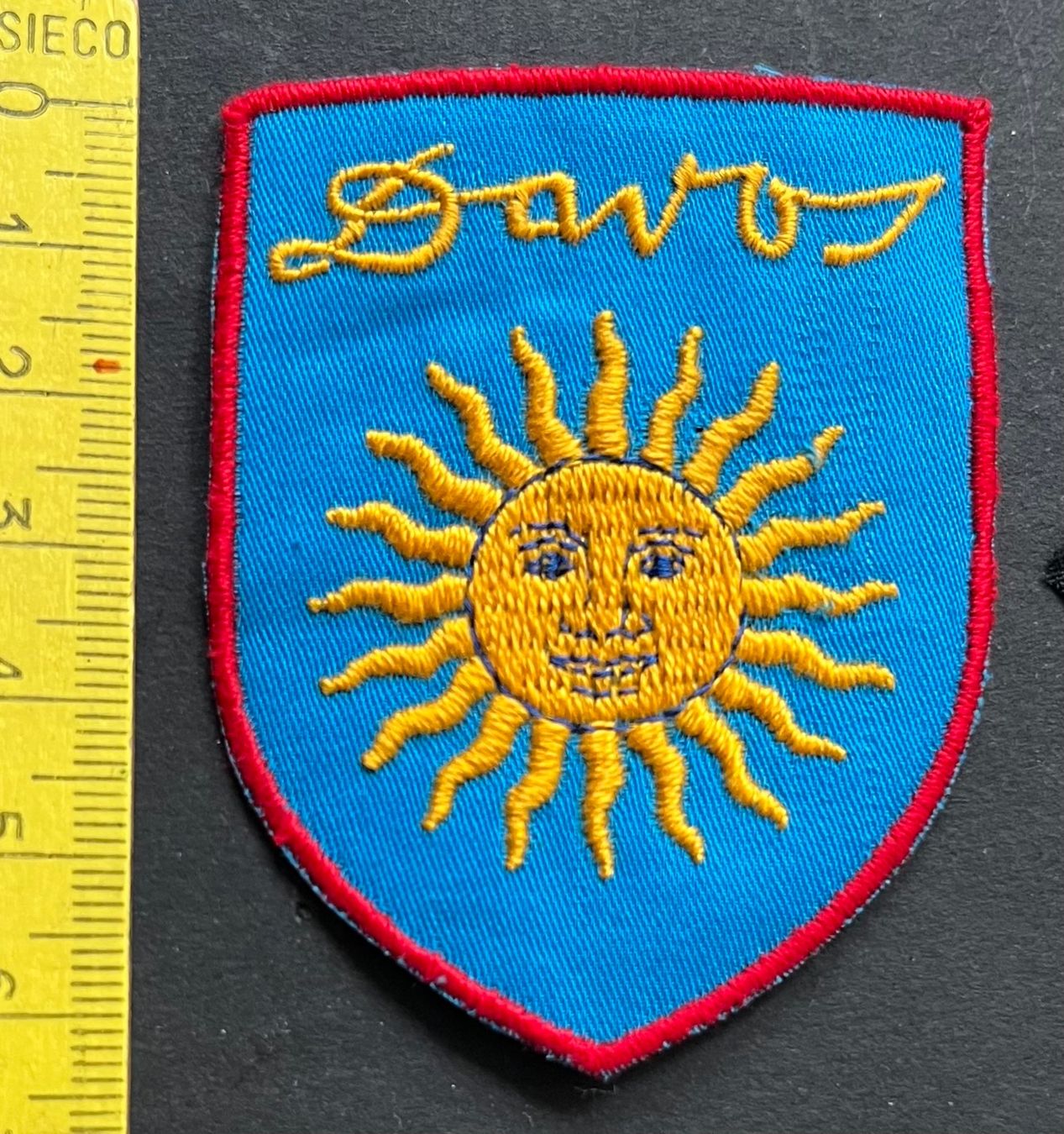 Toppe: Davos Sonne/ Stoffabzeichen vintage – Usato da Ostermundigen venduto da DaxKarten-75