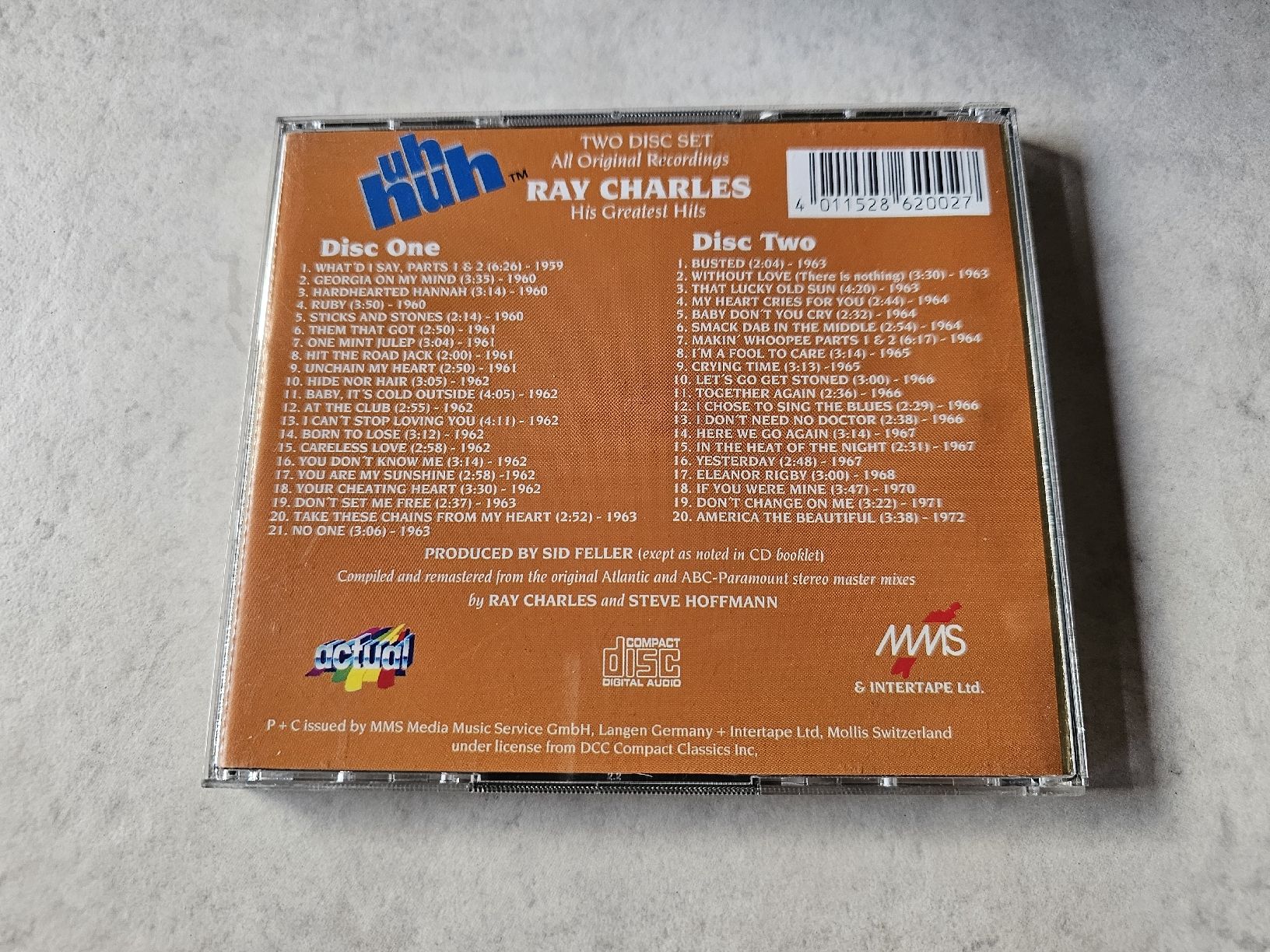 CD: Ray Charles  -  His Greatest Hits  /  2 CD's – Usato da Schneisingen venduto da backstore24 1