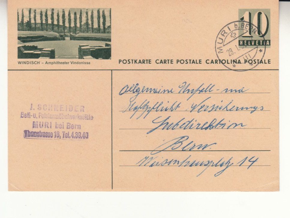 Tutti i francobolli: SGK 183.459 (Windisch) mit ST Muri – Usato da Bürglen TG venduto da StampGraf