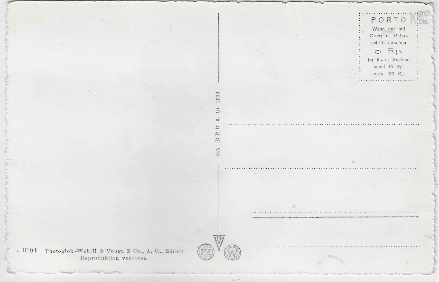 Cartoline postali: Zweisimmen - Rinderberg & Hornberg – Antico da Ettingen venduto da Kartenplanet 1