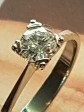 Bagues: Edler Solitärring mit 1 Brillant – Neuf (Voir description) à Unterägeri par Altgoldschmuck 8