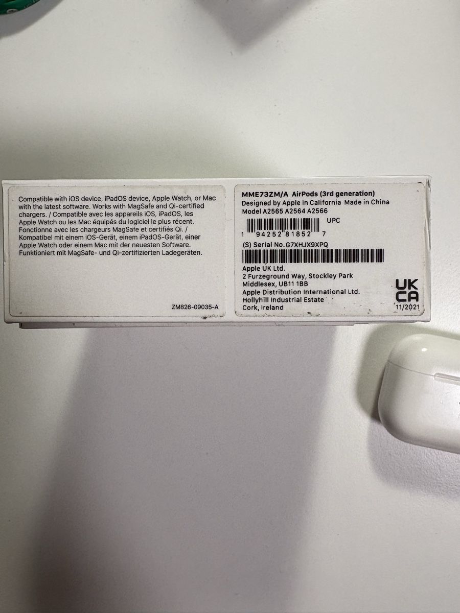 Apple Kopfhörer: Apple AirPods 3 – Gebraucht aus Rümlang von svent 1