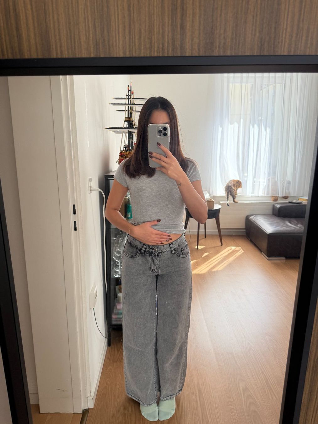 Shein Jeans: Gray jeans – D'occasion à St. Gallen par trxcy 2